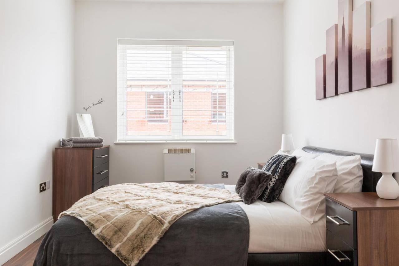 Zen Quality Beautiful 2 Bedroom Apartment With Free Parking And Wifi Close To Alexander Stadium Birmingham Bagian luar foto
