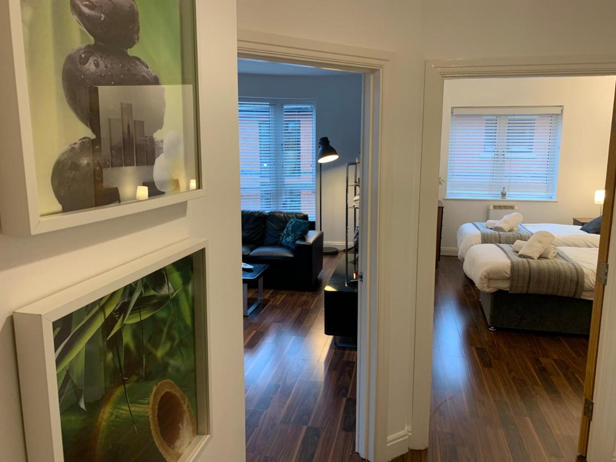 Zen Quality Beautiful 2 Bedroom Apartment With Free Parking And Wifi Close To Alexander Stadium Birmingham Bagian luar foto
